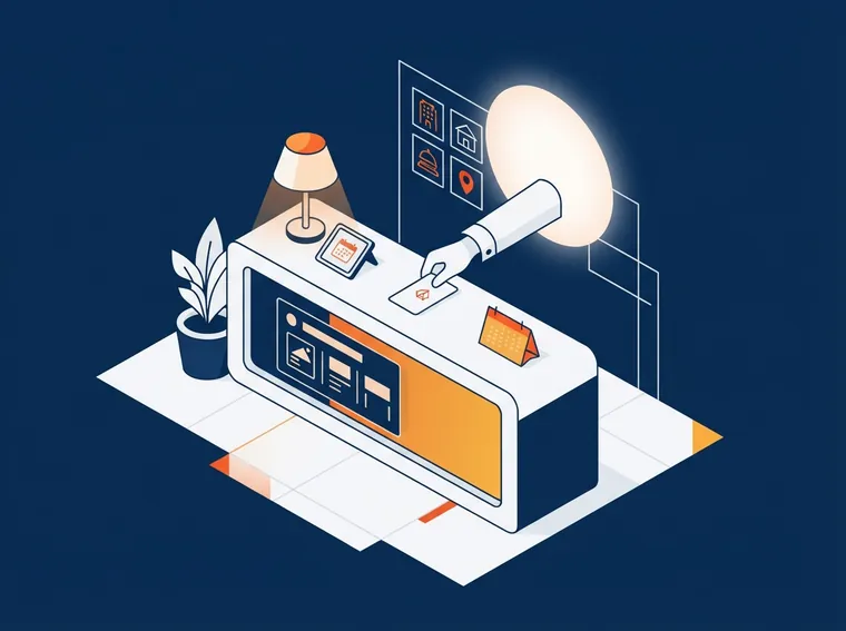 AI agent answering a room availability enquiry and taking a booking