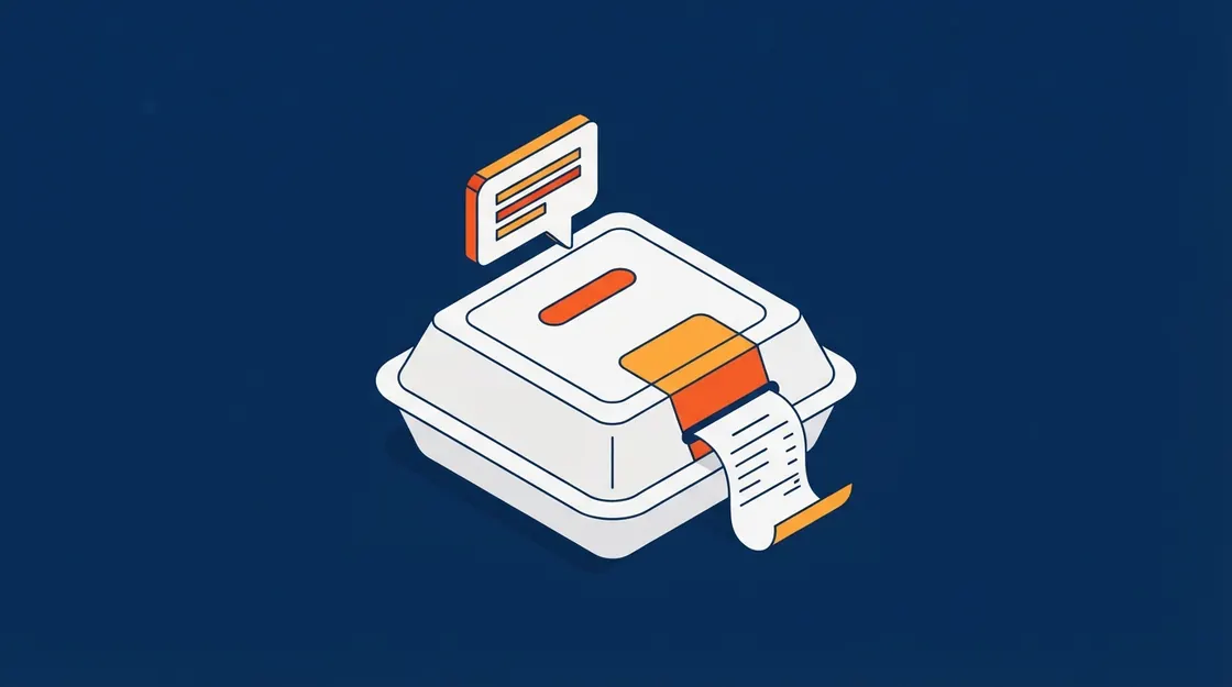 Illustration for Taking food orders on WhatsApp