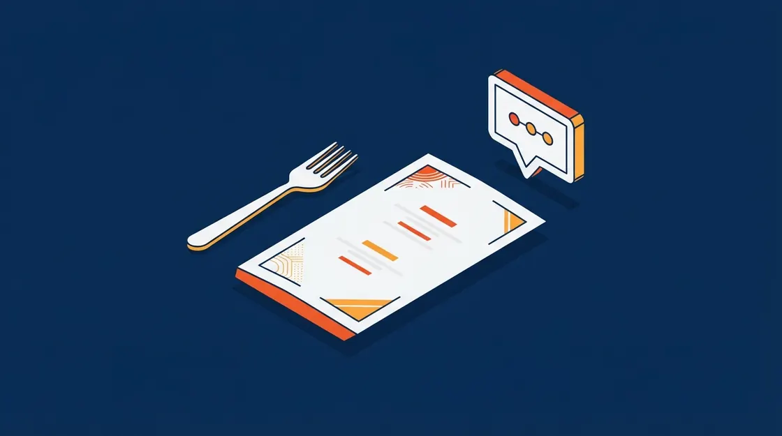 Illustration for WhatsApp menus and ordering for restaurants