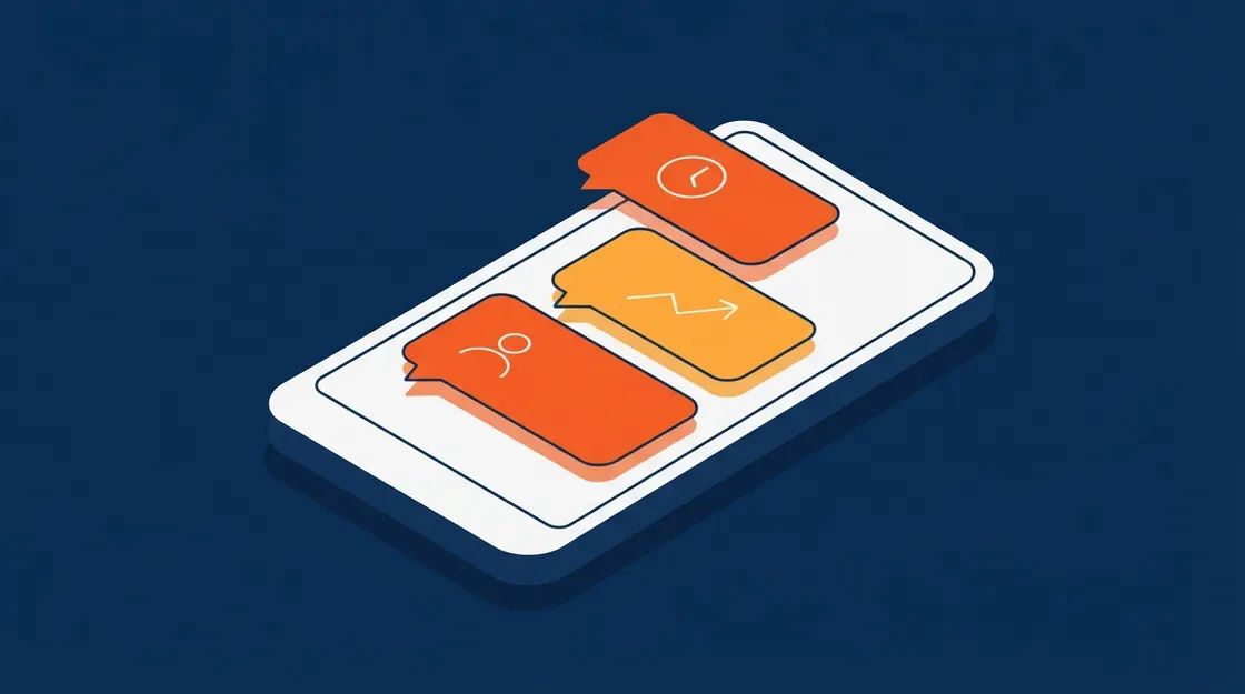 Illustration for WhatsApp business message examples that work