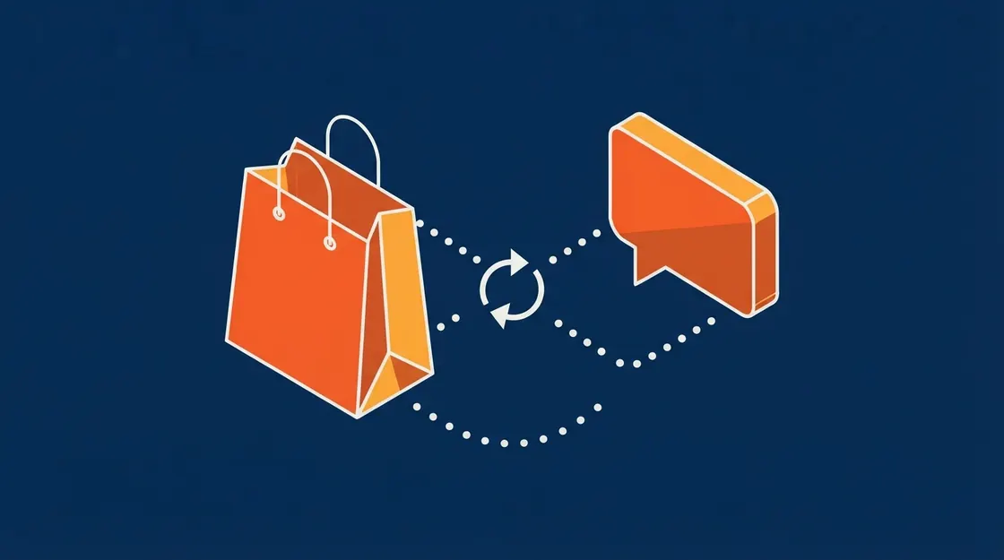 Illustration for WhatsApp commerce, from first question to repeat order